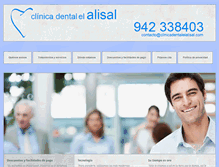 Tablet Screenshot of clinicadentalelalisal.com